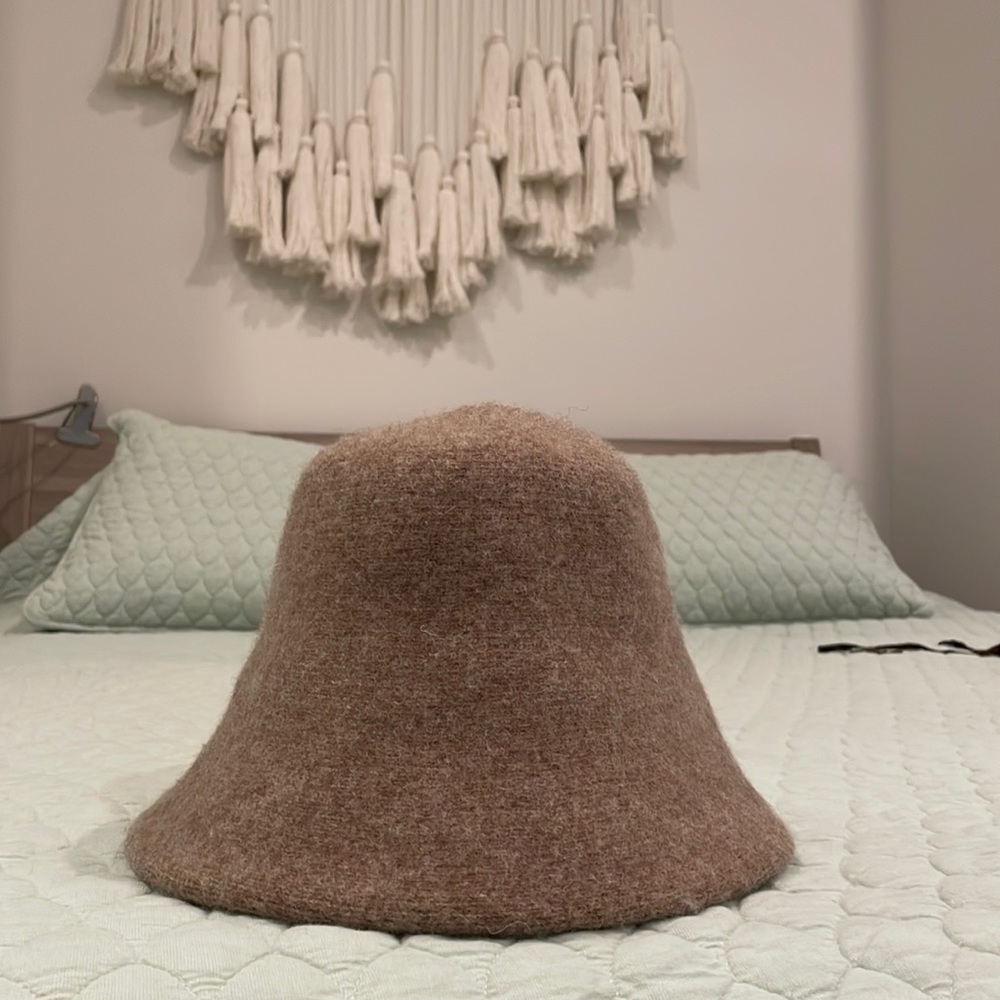 Anthropologie wool bucket hat
